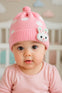 Purple Cute Rabbit Toddlers Hat Winter Knitted Woolen Warm Cap CP5076F